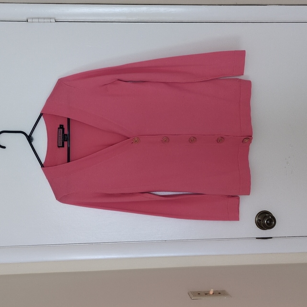 Vineyard Vines V-Neck Pink Cardigan